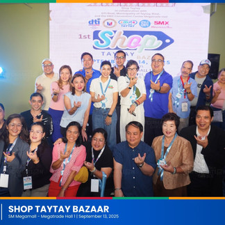 1st Shop Taytay Bazaar: Showcasing ang Bringing Taytay - Made Products to Places