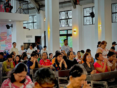 Mass during the Feast of San Felipe Neri at Barangay San Juan, Taytay, Rizal.