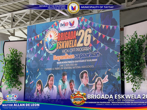 Taytay Back-to-School Spirit: Brigada Eskwela 2026