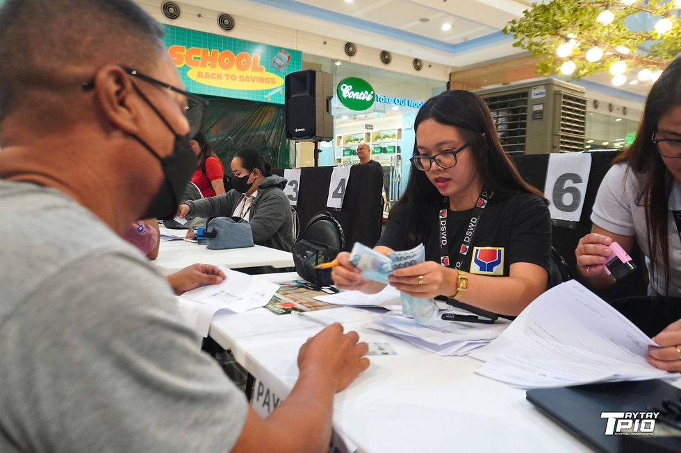 Cash Relief Assistance Distributed to TODA Drivers in Taytay, Rizal