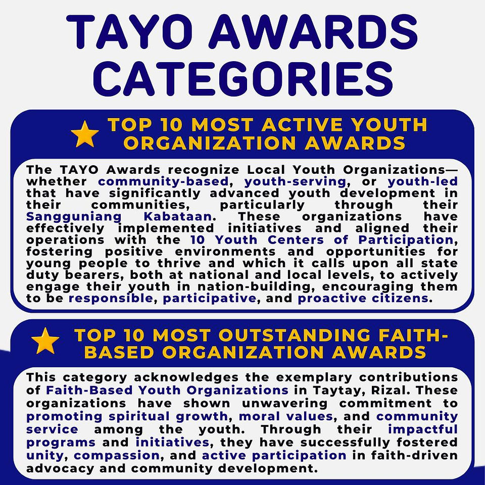 Smile Kabataang Taytayéño: Applications Now Open for TAYO Awards Year 3