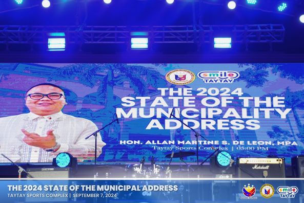 2024 State of the Municipality Address held at Taytay Sports Complex.