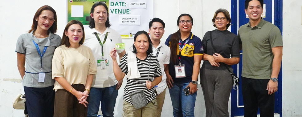 PhilHealth YAKAP Program Orientation & ID Distribution in Taytay, Rizal.