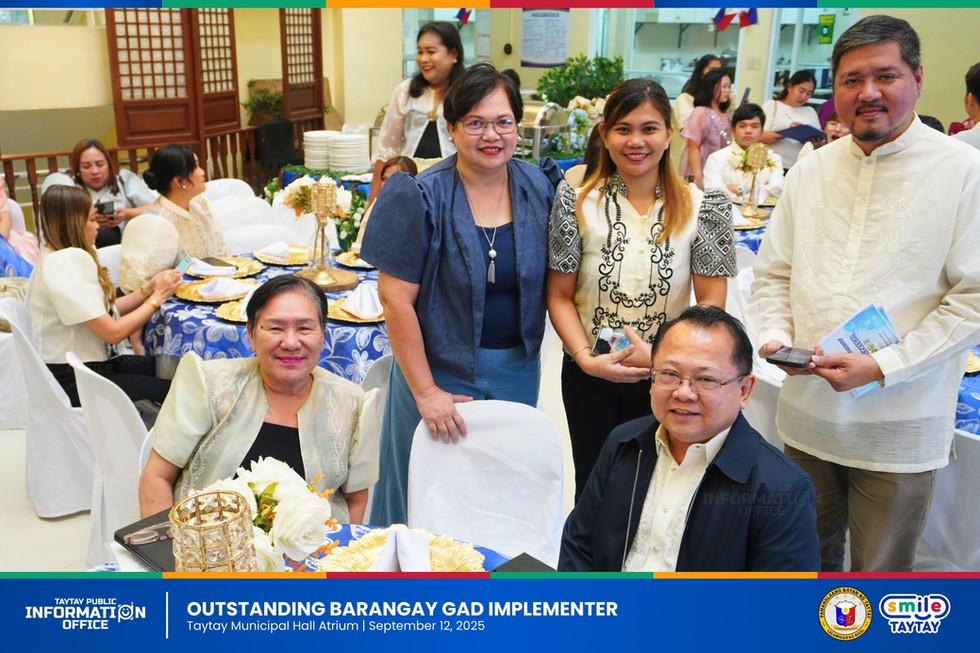 Outstanding Barangay GAD Implementer Awards