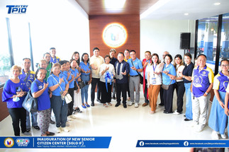 Inagurasyon ng Bagong Senior Citizen Center (OSCA)