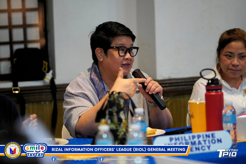 Taytay Hosts the Rizal Information Officers' League General Meeting