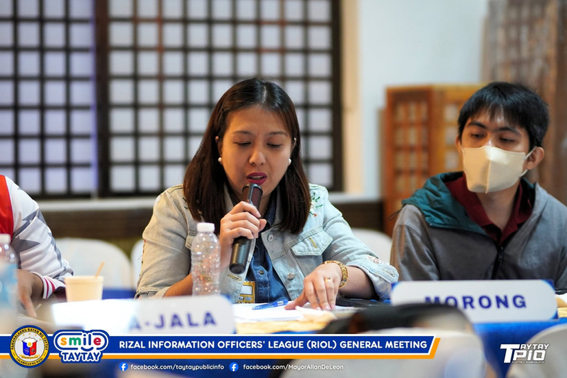 Taytay Hosts the Rizal Information Officers' League General Meeting
