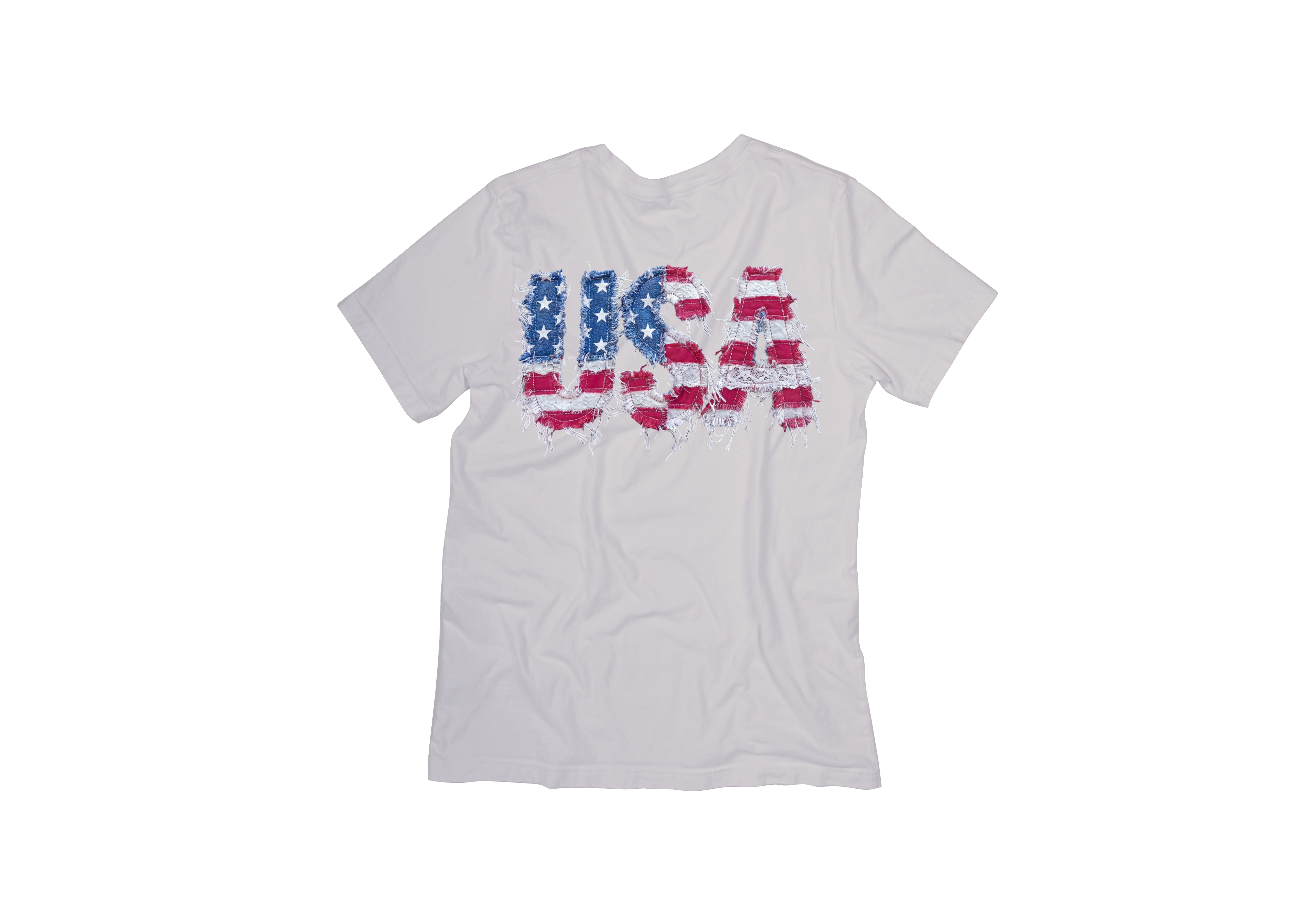Distressed patch USA