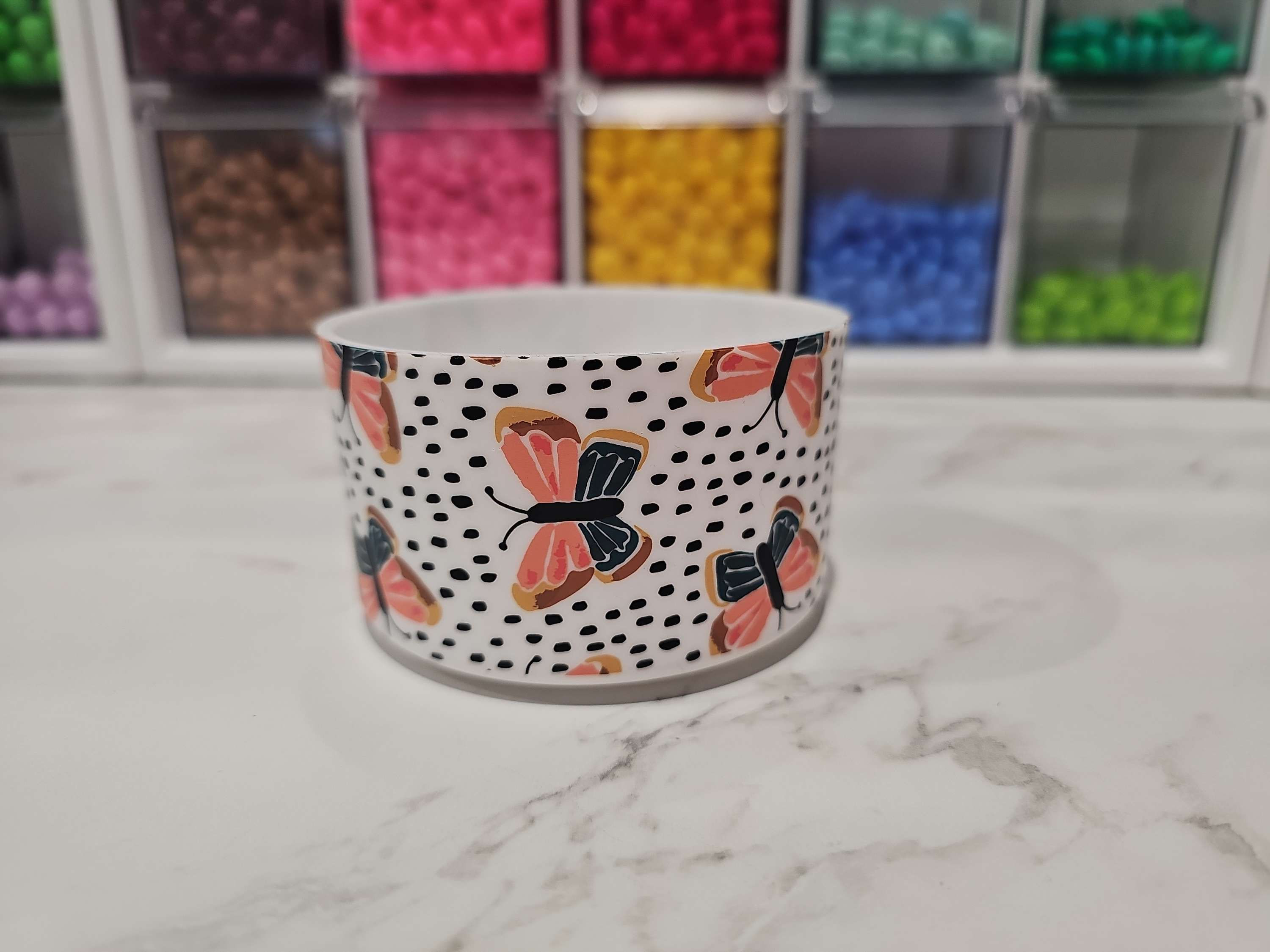 Polka Dot Butterfly Boot 