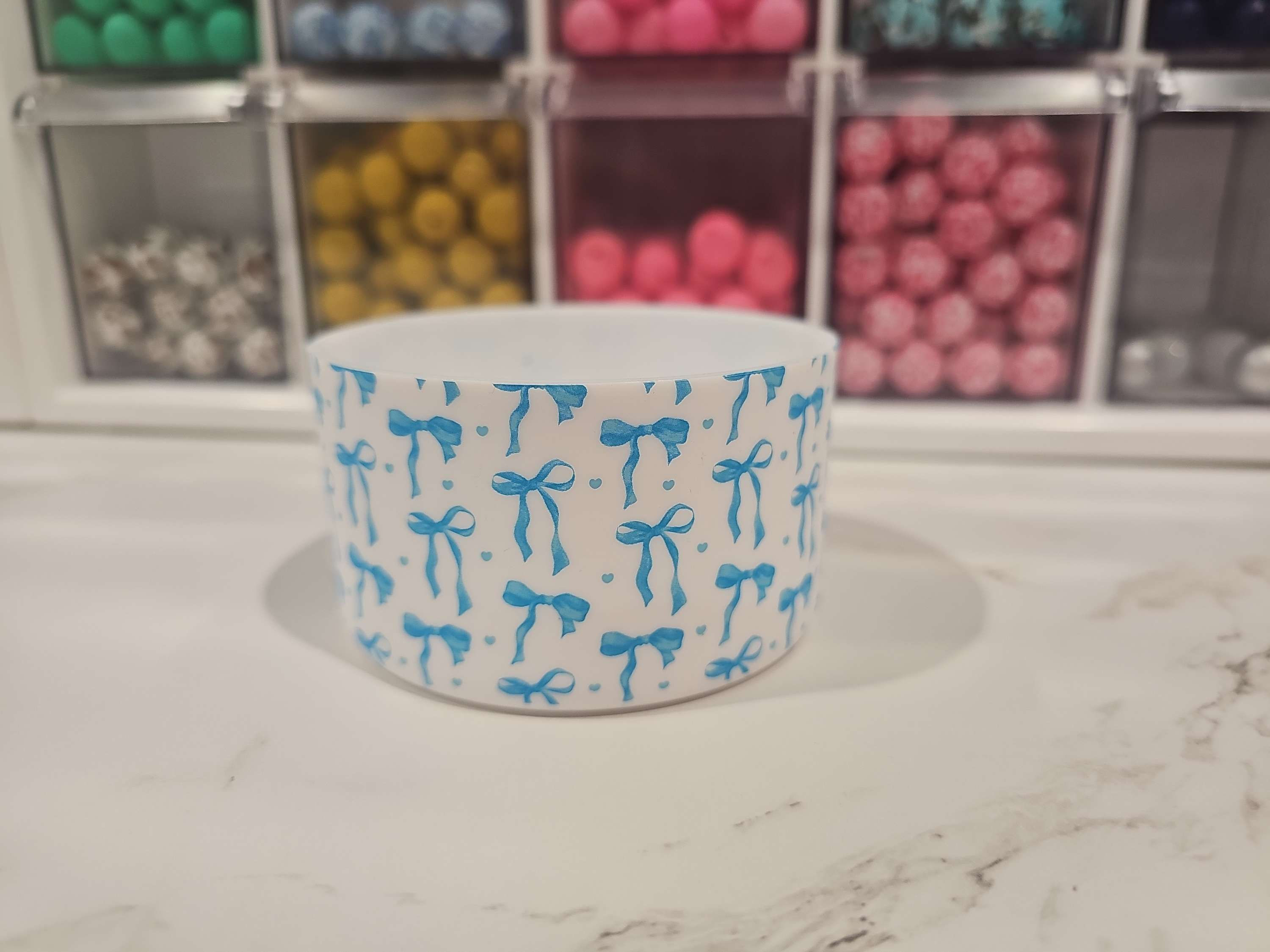 Blue Bows & Hearts Boot 