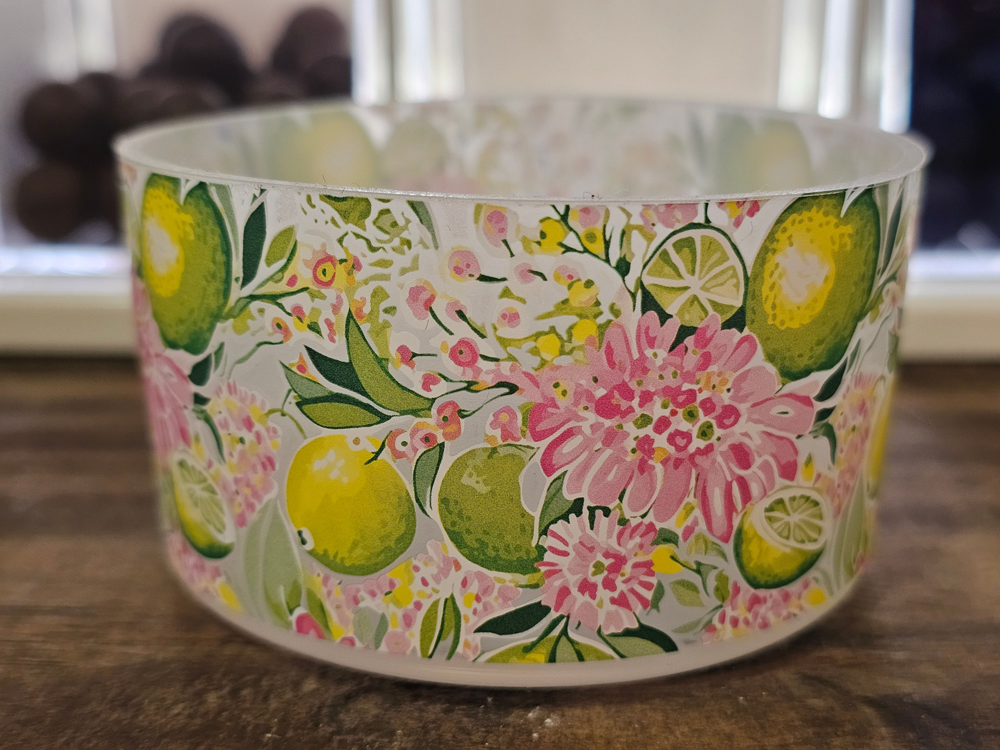 Clear Flowers & Limes Boot