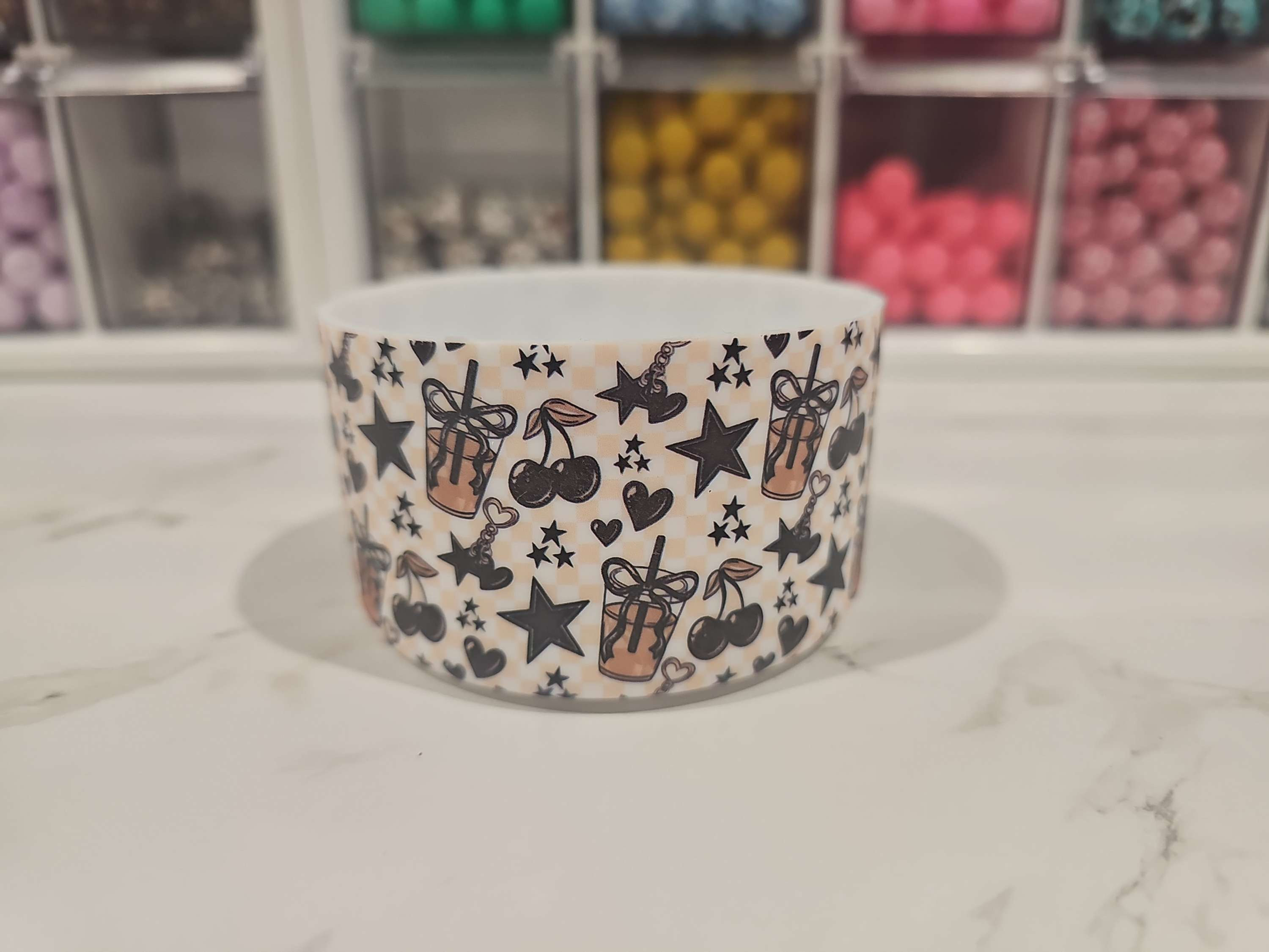 Coffee Stars & Cherry Boot 