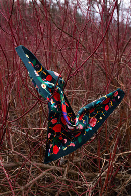 silk scarf in the bush