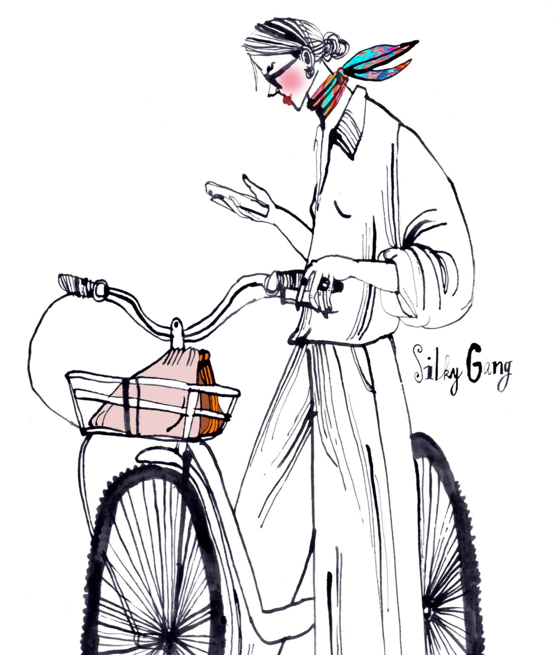 Gift voucher silk scarf 47x47 cm