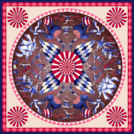 cirkus acrobats illustration