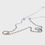 Miniatura: retizkový stribrny nahrdelnik s privesky silky gang