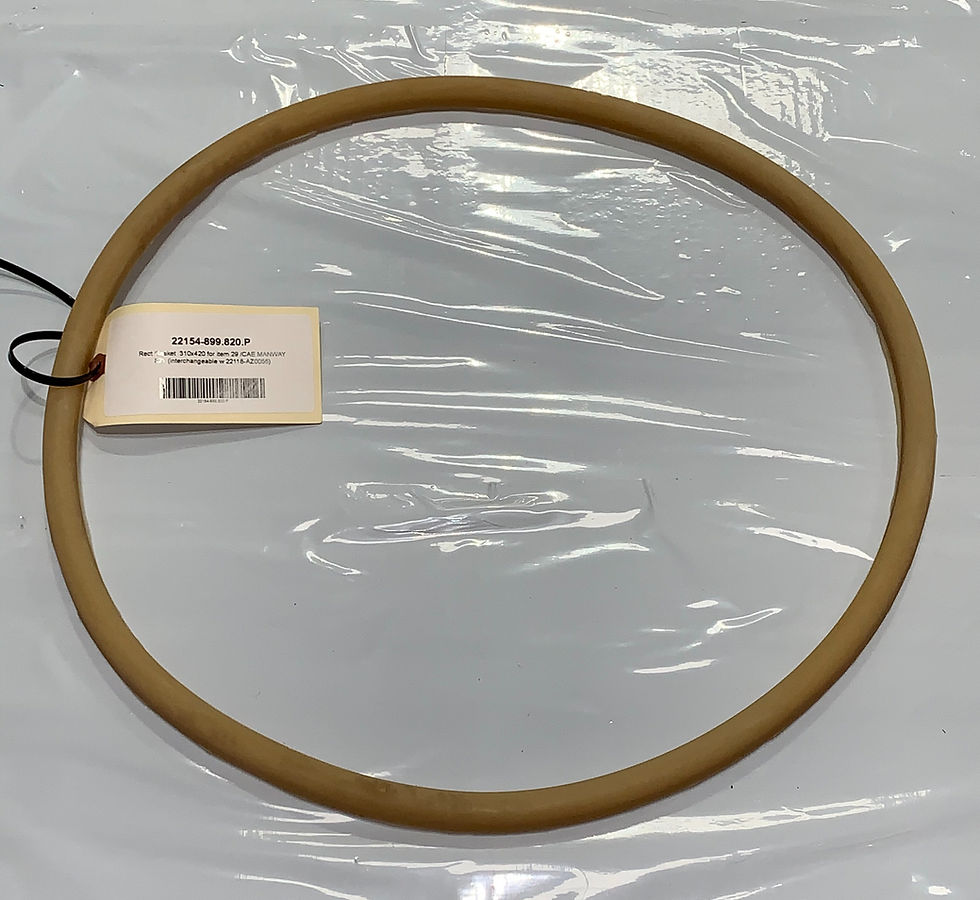 Thumbnail: Rectangular Bottom Manway Gasket for RISSO 821 and CAE 29