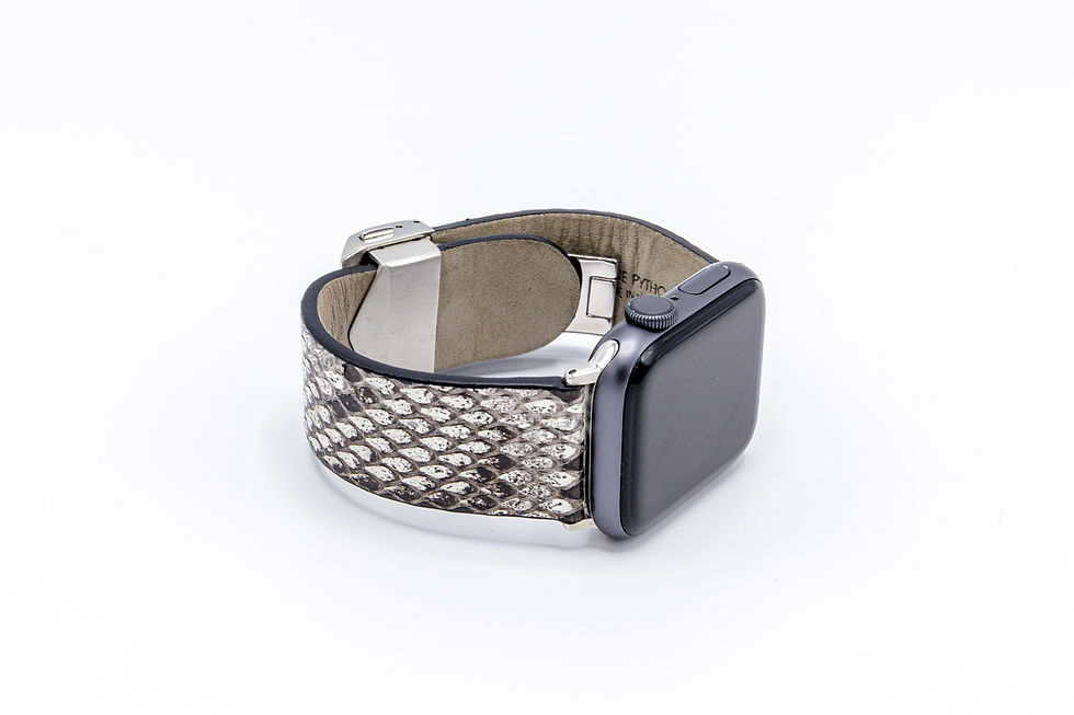 Thumbnail: Invasive Python Apple Watch Band - Smoky Granite