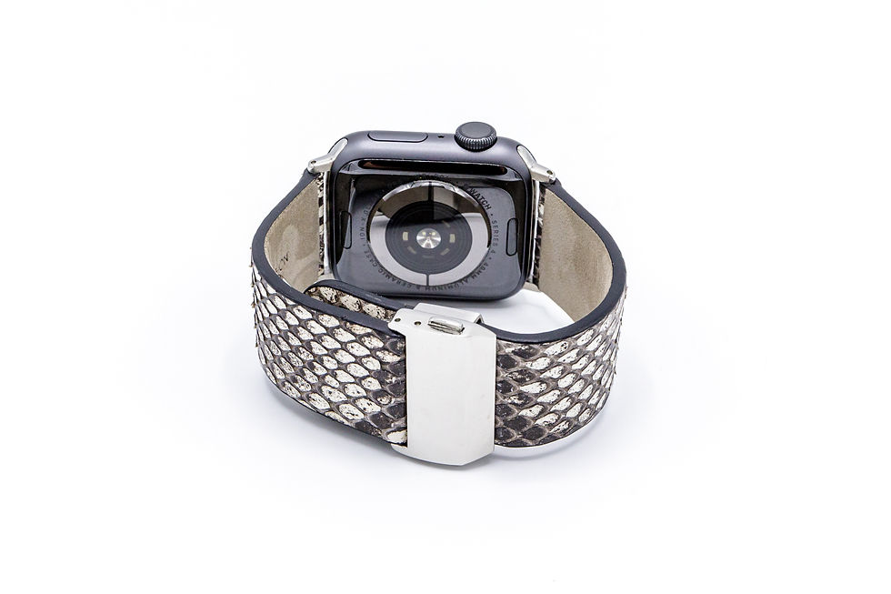 Thumbnail: Invasive Python Apple Watch Band - Smoky Granite