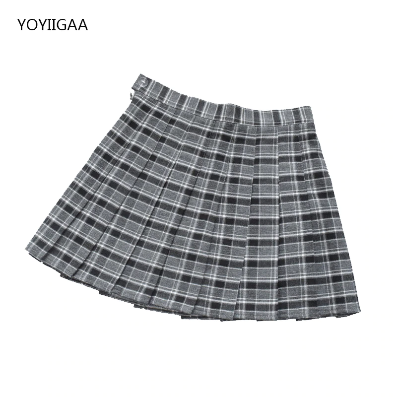 Thumbnail:  Women Pleated Skirt High Waist Preppy Style Ladies Girls Mini Skirt Fashion 