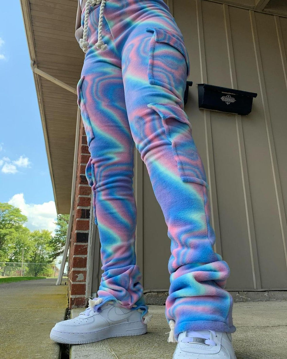 Thumbnail: Casual Joggers Drawstring with Pocket High Waist  Sweatpants Streetwear