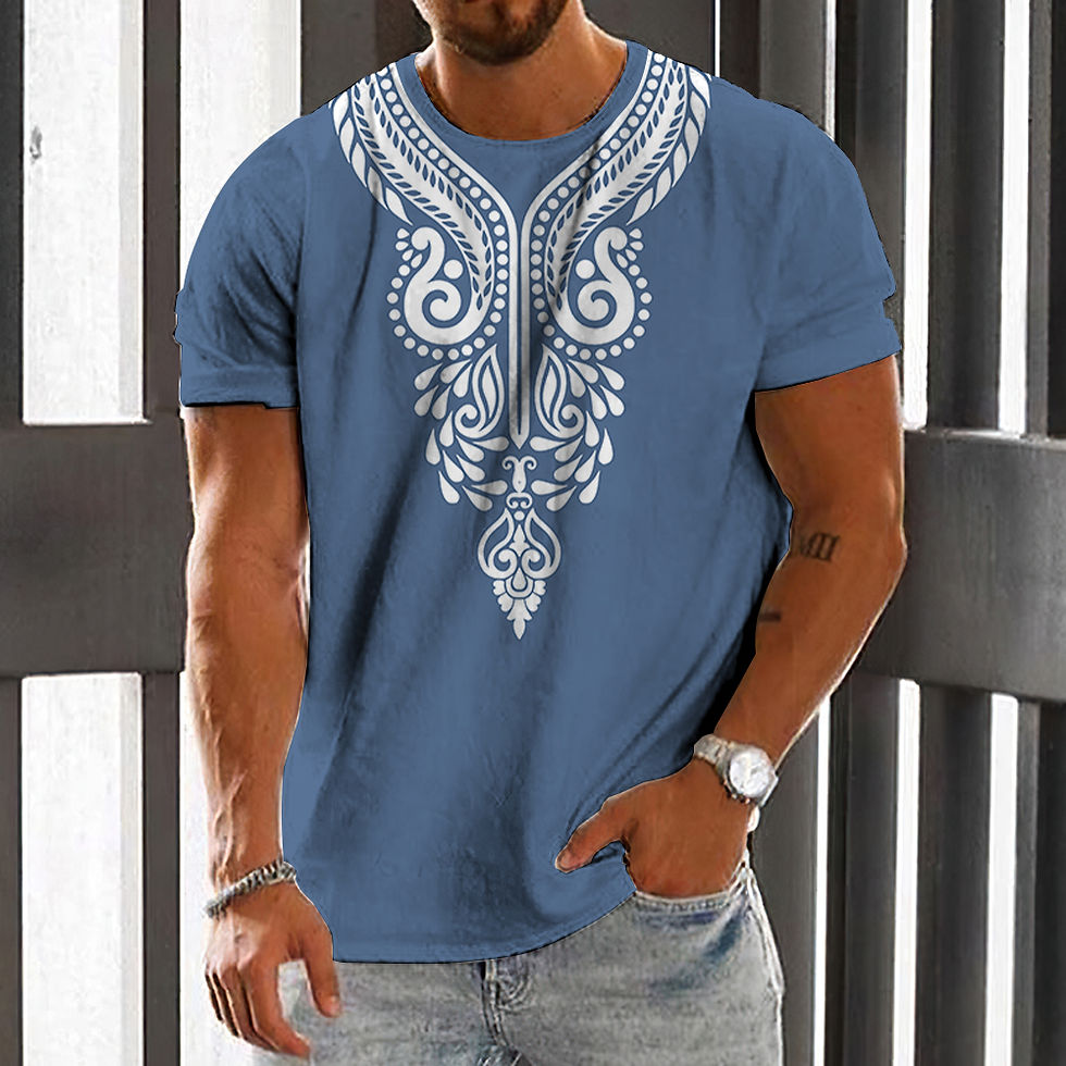 Thumbnail: Men's Casual Short T-shirt Loose Breathable Men Clothes