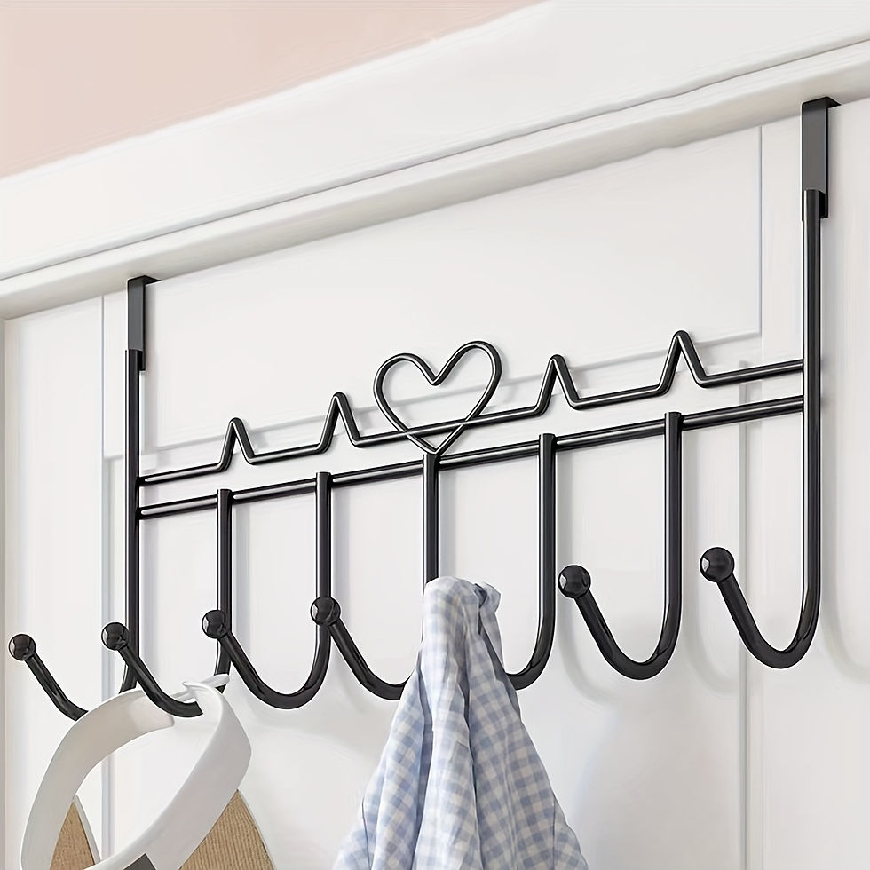 Thumbnail: [Multi-Purpose] Contemporary Wall Mounted Hook Rack | Multi-Purpose Organizer | 
