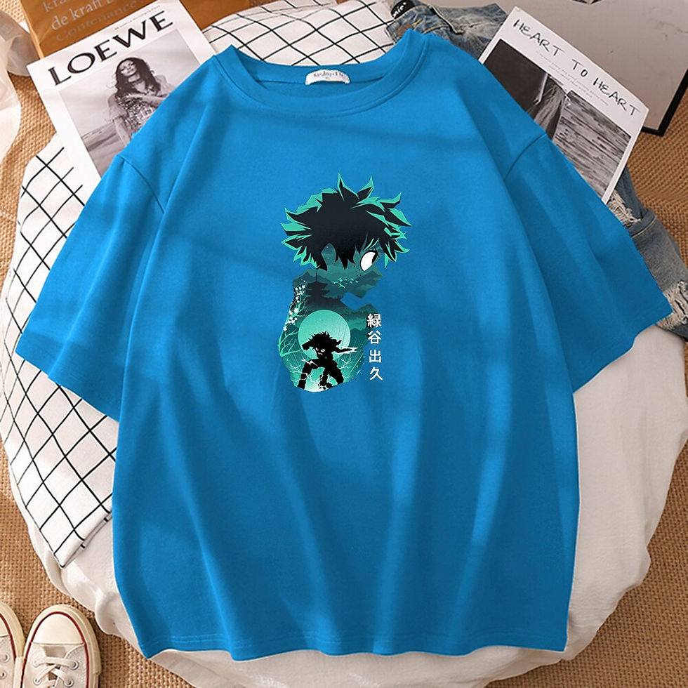 Thumbnail: My Hero Academia Men Short Sleeve T Shirts Fashion Cool Korean T-Shirt 