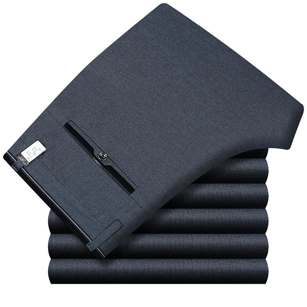 Thumbnail:  Men's Trouser Office formal Business Suit Pants Men Polyester Cotton 