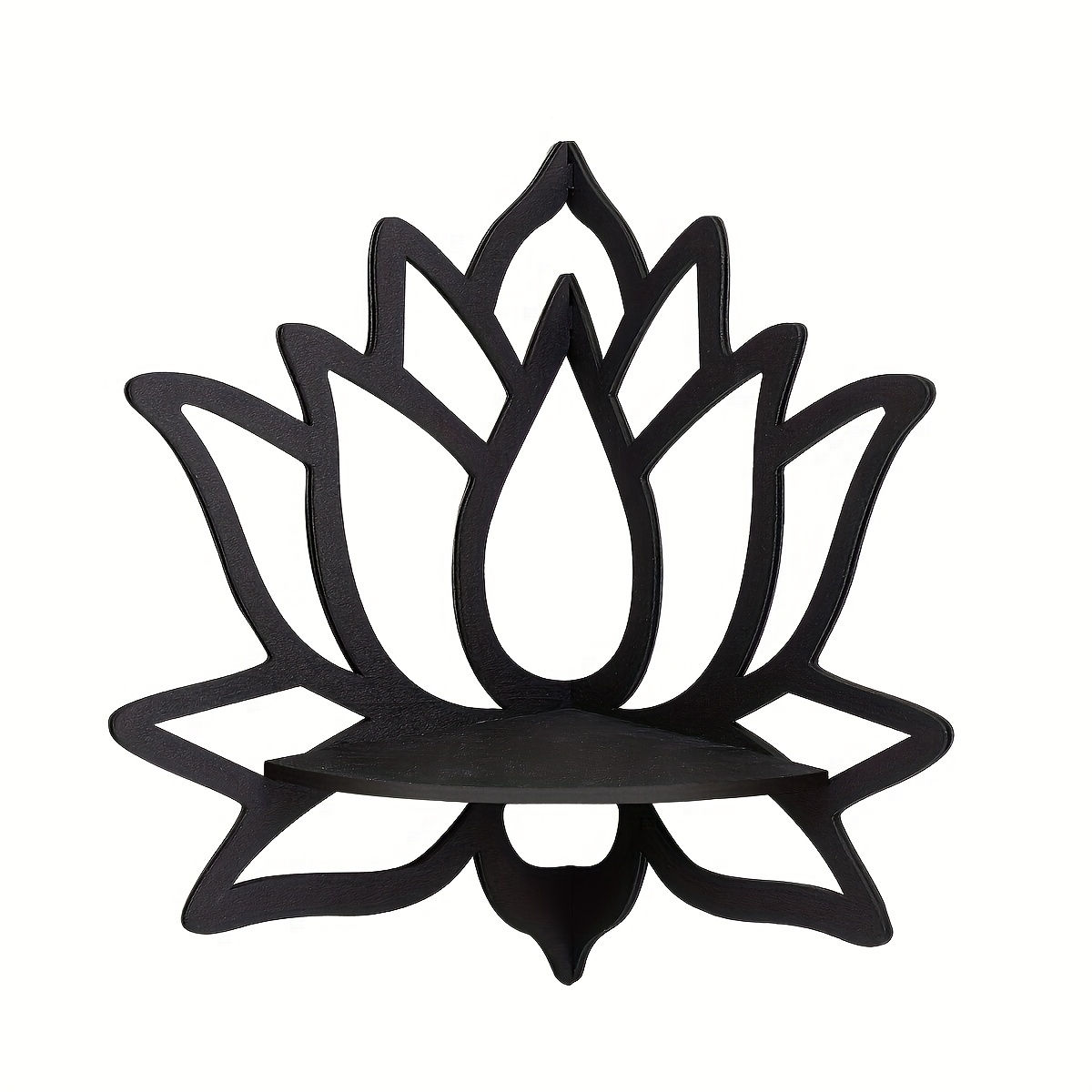 1 Creative Lotus Wall Corner Cabinet, Wall Hanging, Suitable for Home Decor And 