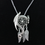 Thumbnail: Dragon Pendant Dream Catcher Necklace Boho Bohemian Viking Amulet Charm