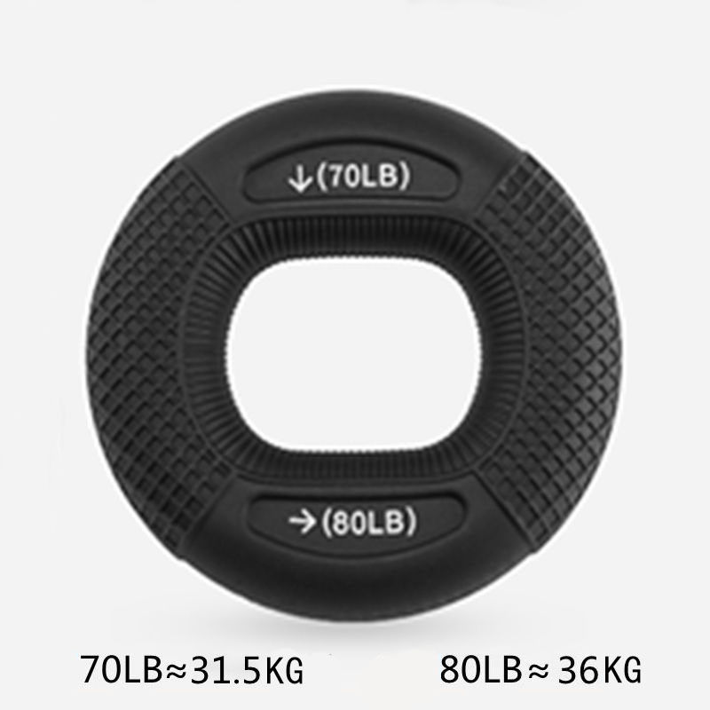 Thumbnail: 40-80LB Strength Hand Grip Ring; Muscle Power Training Silicone Ring; Fitness Bo
