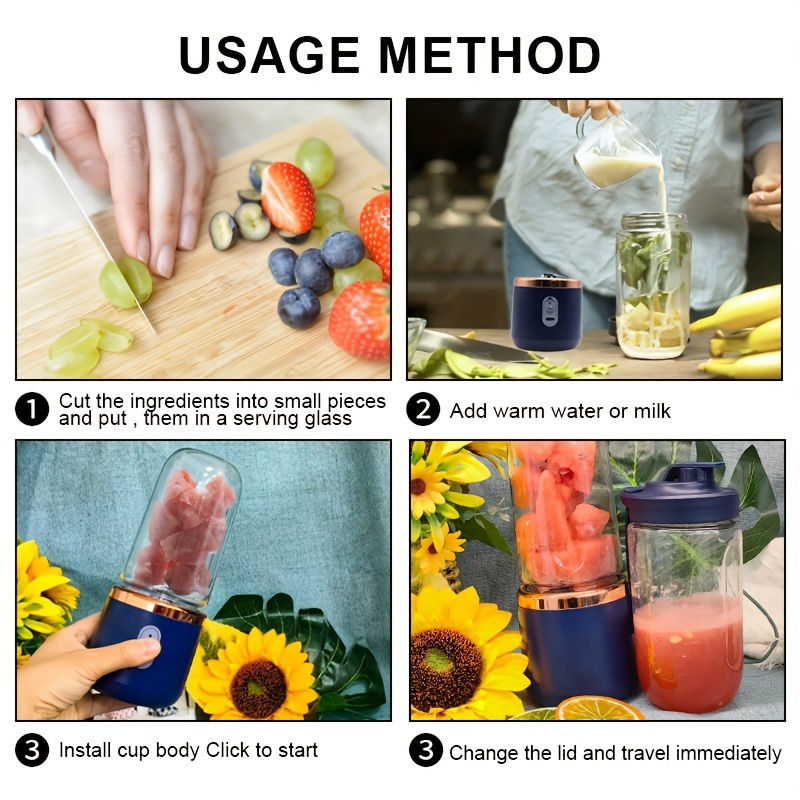 Thumbnail: Compact And Portable Juicer Cup for Home Use. This Multifunctional Juicer Is a G