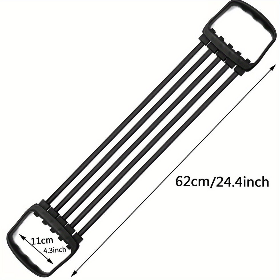 Thumbnail: Chest Expander; Exercise Resistance Bands For Chest Arm Legs Shoulder Back Muscl