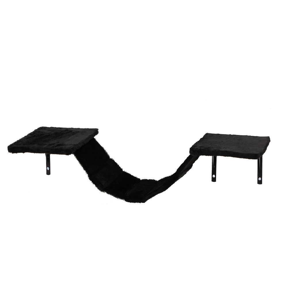 Thumbnail: 5 Pcs Wall Mounted Cat Climber Set;  Floating Cat Shelves and Perches
