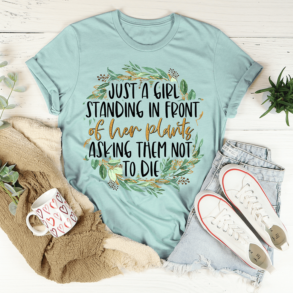 Thumbnail: Just A Girl Standing In Front Of Her Plants T-Shirt