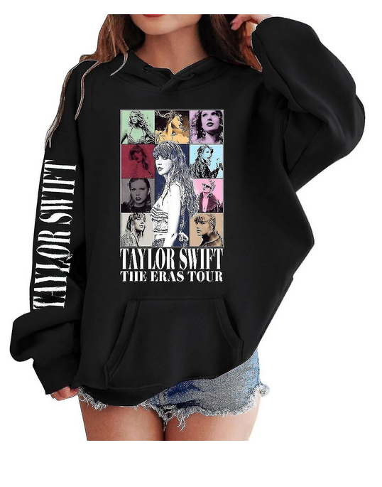 Thumbnail: Girls Hoodies 1989 Casual Taylor Sweatshirt Pullover Hooded 