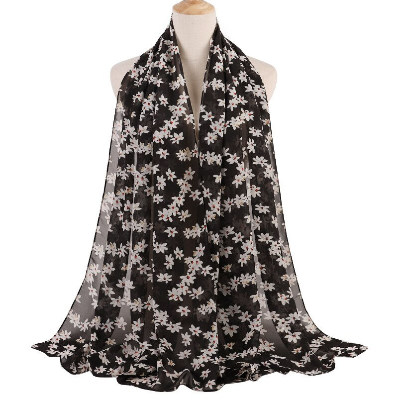 Thumbnail: Fashionable women chiffon hijab headscarf