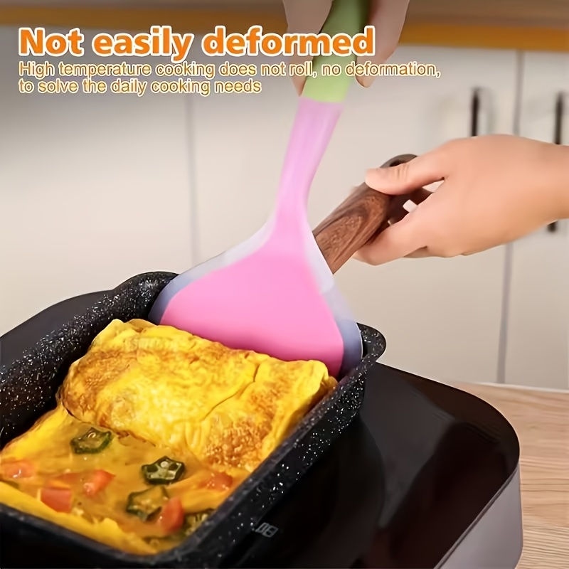 Thumbnail: Silicone cooking utensils- non-stick, heat-resistant kitchen cookware for cookin