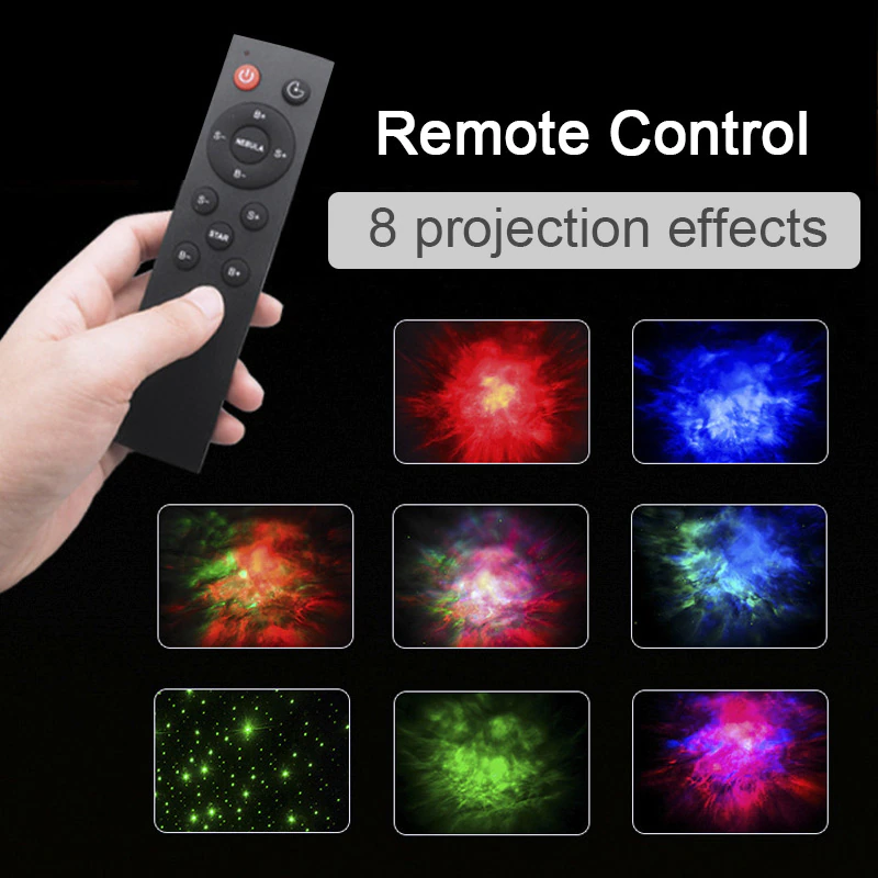 Thumbnail: Galaxy Star Projector Starry Sky Night Light Astronaut Lamp 