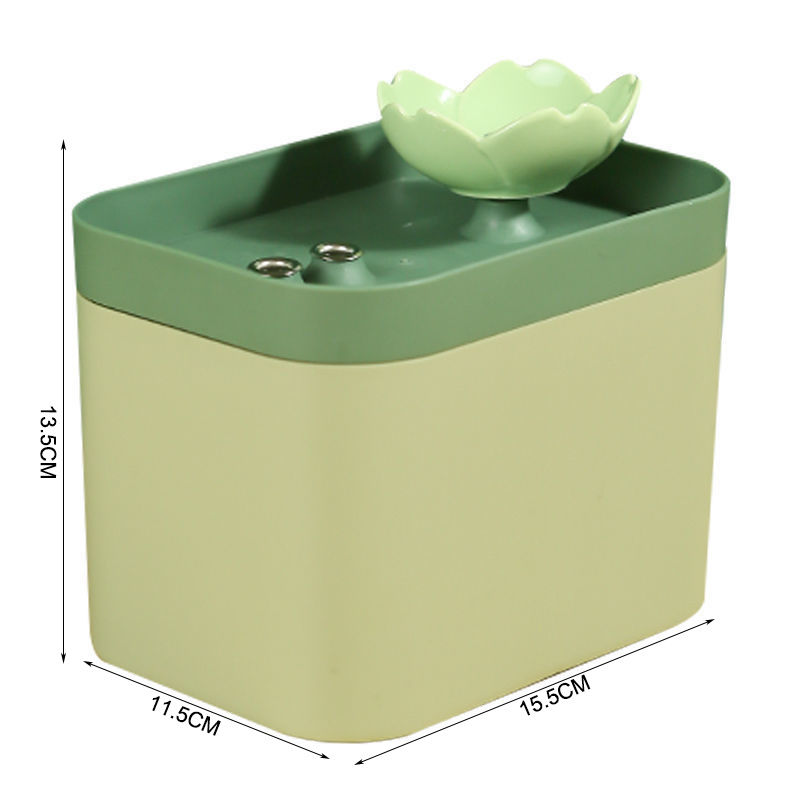 Thumbnail: 1.5L Auto Cat Water Fountain Filter USB Electric Mute 