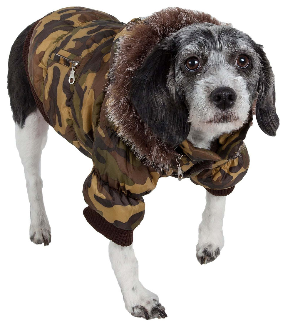 Thumbnail: Metallic Fashion Pet Parka Coat