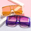 Thumbnail:  New Fashion Candy Color Shield Sunglasses Vintage Style