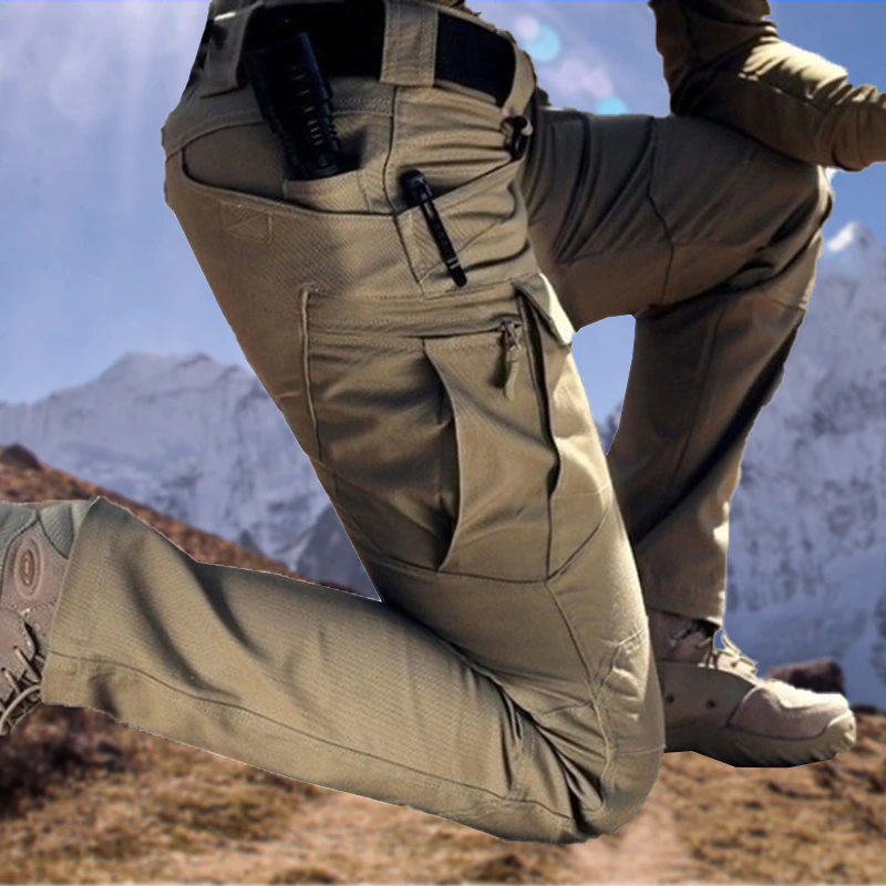 Thumbnail:  Waterproof Wear Resistant Casual Cargo Pants for Men Combat Army Trousers
