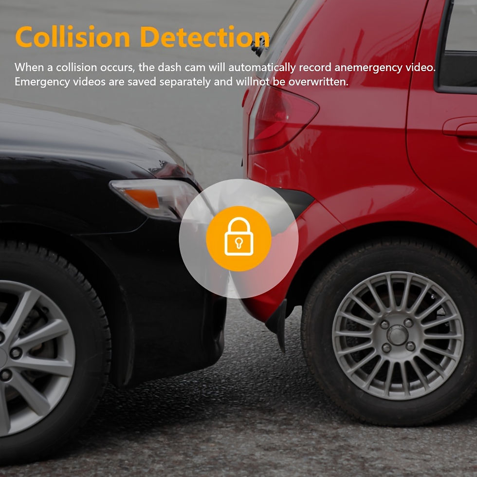 Thumbnail: Dual Front and Inside Car Dash Camera with, G-Sensor, Loop Recording, Night Visi