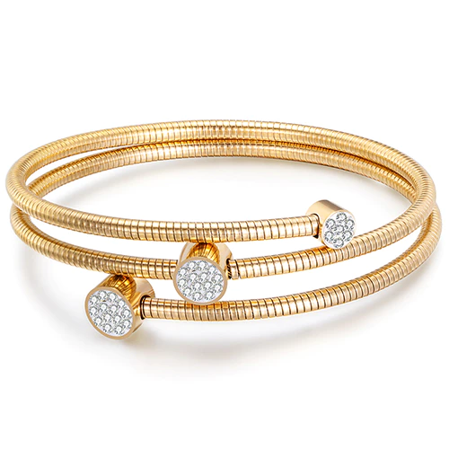 Thumbnail:  Fashion Wrap Jewelry Bracelet for Women High Quality Stainless steel Charm 