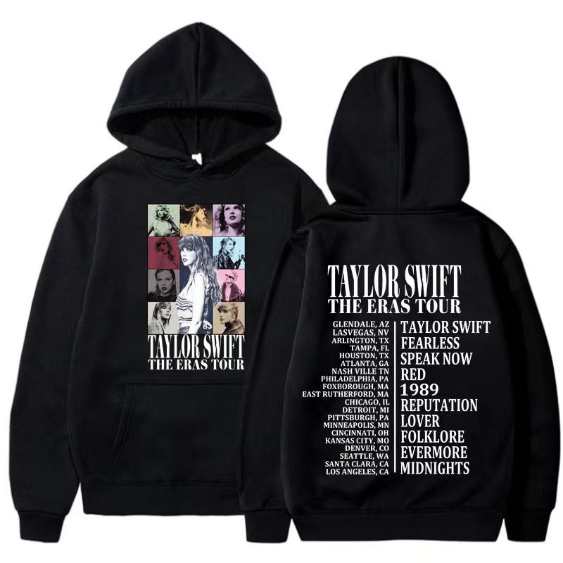 Thumbnail: Girls Hoodies 1989 Casual Taylor Sweatshirt Pullover Hooded 
