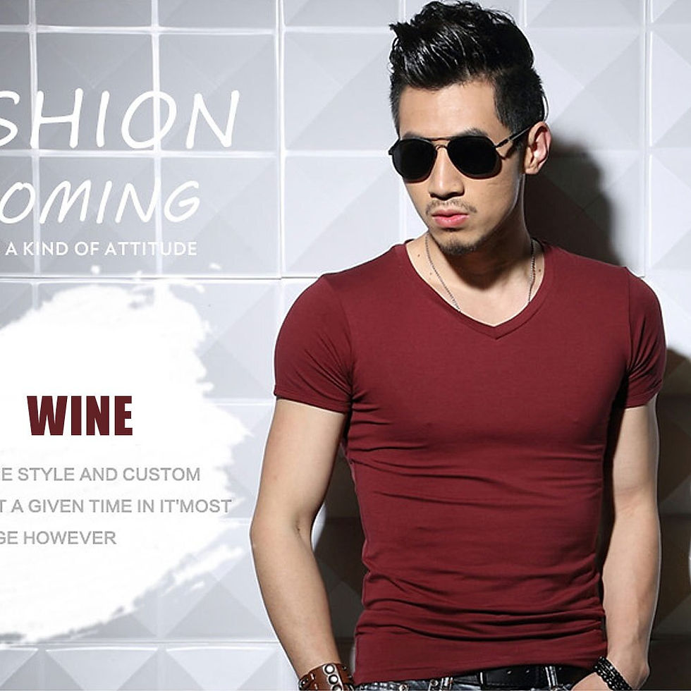 Thumbnail:  T-Shirts Short Sleeve Casual Men T Shirt O-Neck Slim Solid Color T-Shirt 