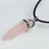 Thumbnail: Natural Stone Pendant Point Crystal Healing Stone Pendant Necklace