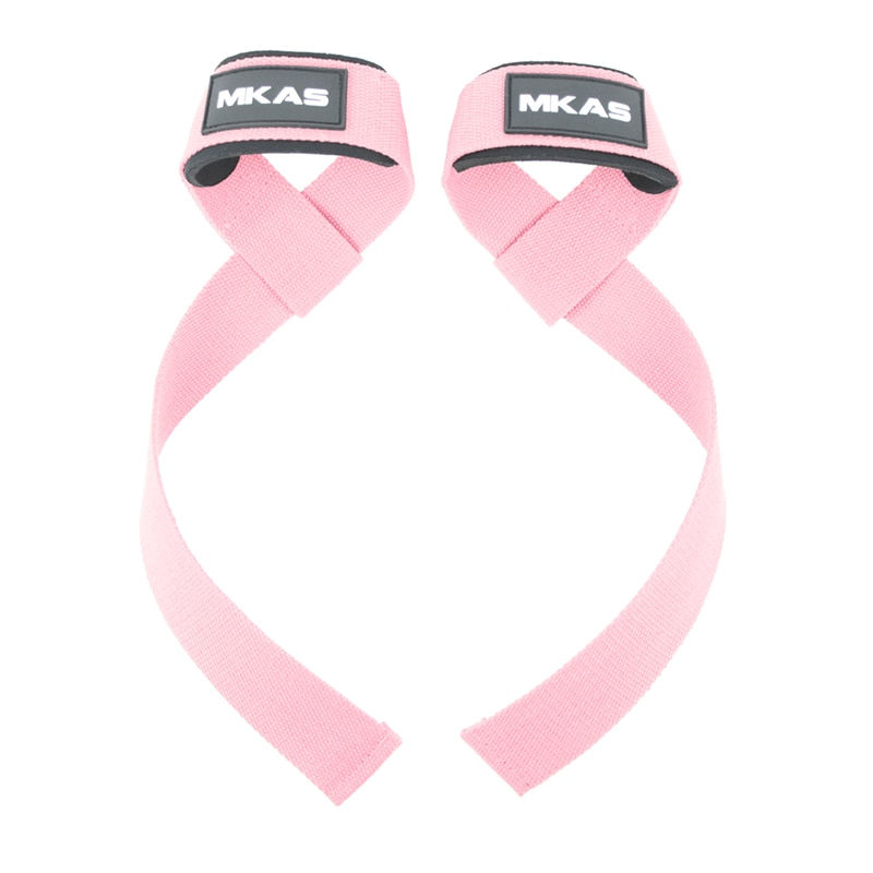 Thumbnail: MKAS Weight lifting Wrist Straps Bodybuilding Non Slip Flex Gel Grip
